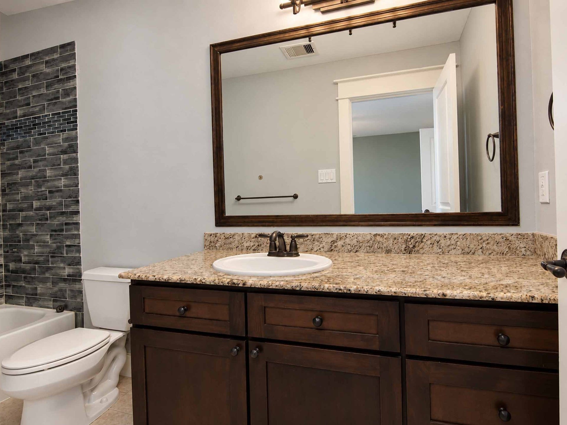 1716 Dunlavy Street, Houston, TX 77006 First floor bathroom vanity.