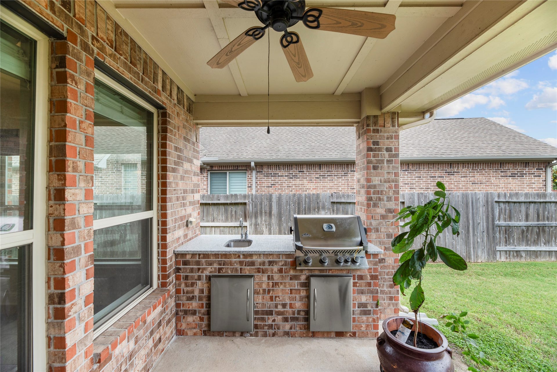 22826 Burton Grove Road, Richmond, TX 77469 There is an outdoor kitchen too.