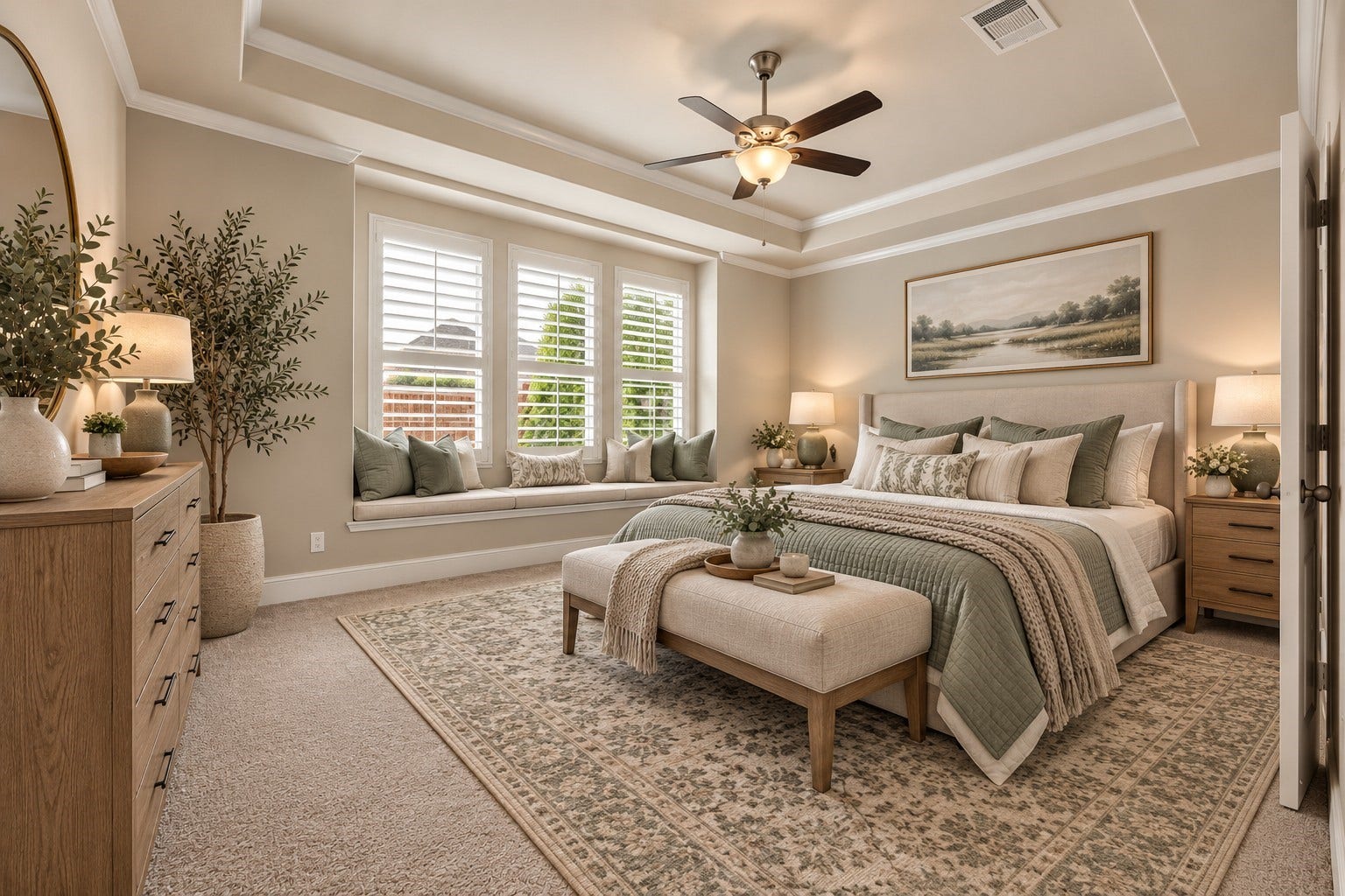 22826 Burton Grove Road, Richmond, TX 77469 Here is the expansive primary bedroom. (virtually staged)