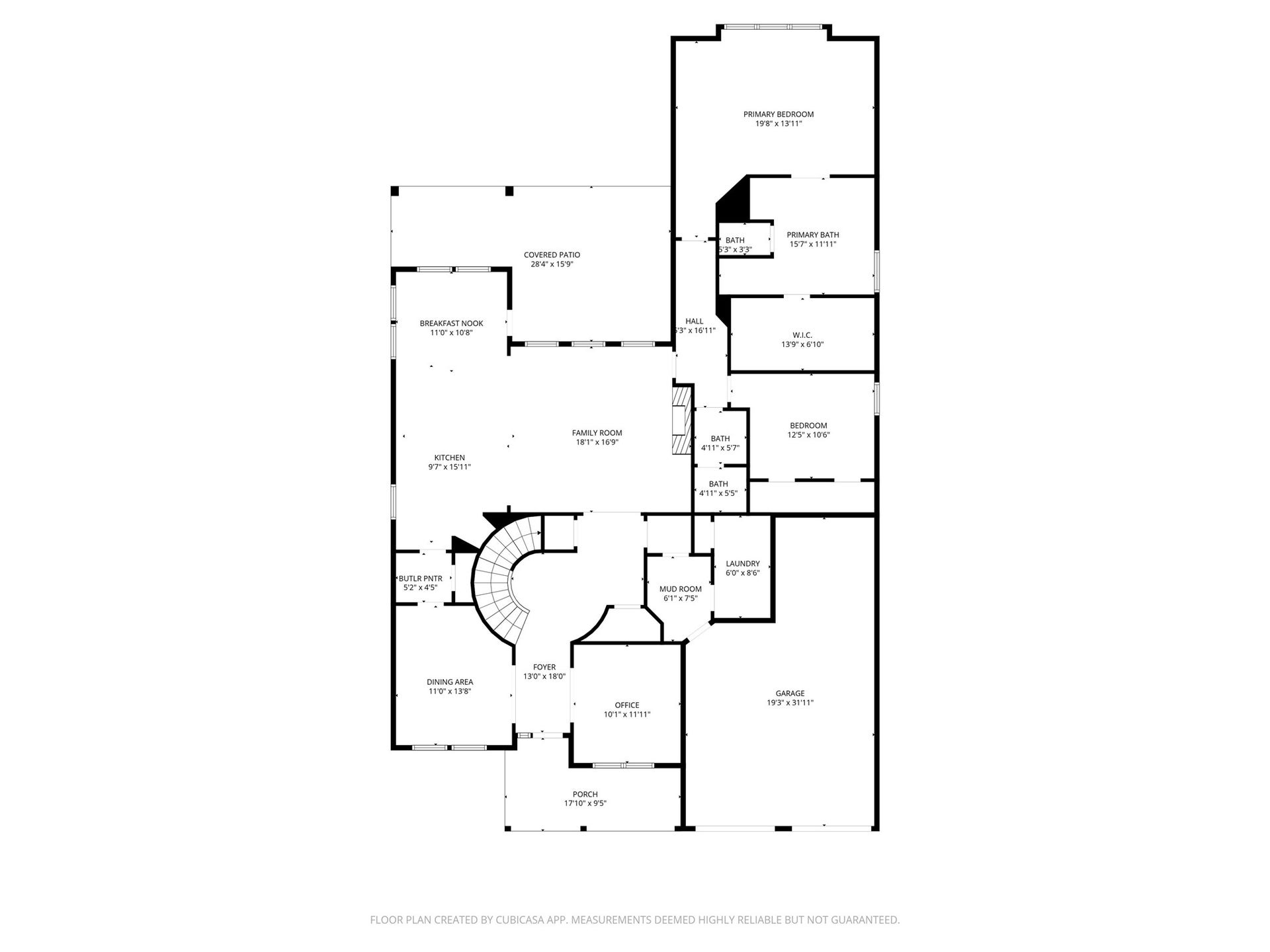 22826 Burton Grove Road, Richmond, TX 77469 Floor plan, 1st floor.