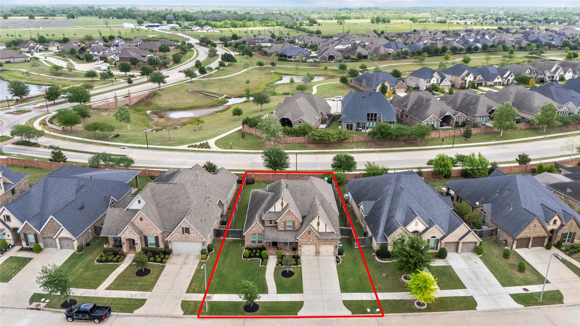 22826 Burton Grove Road, Richmond, TX 77469 Aerial view #2.