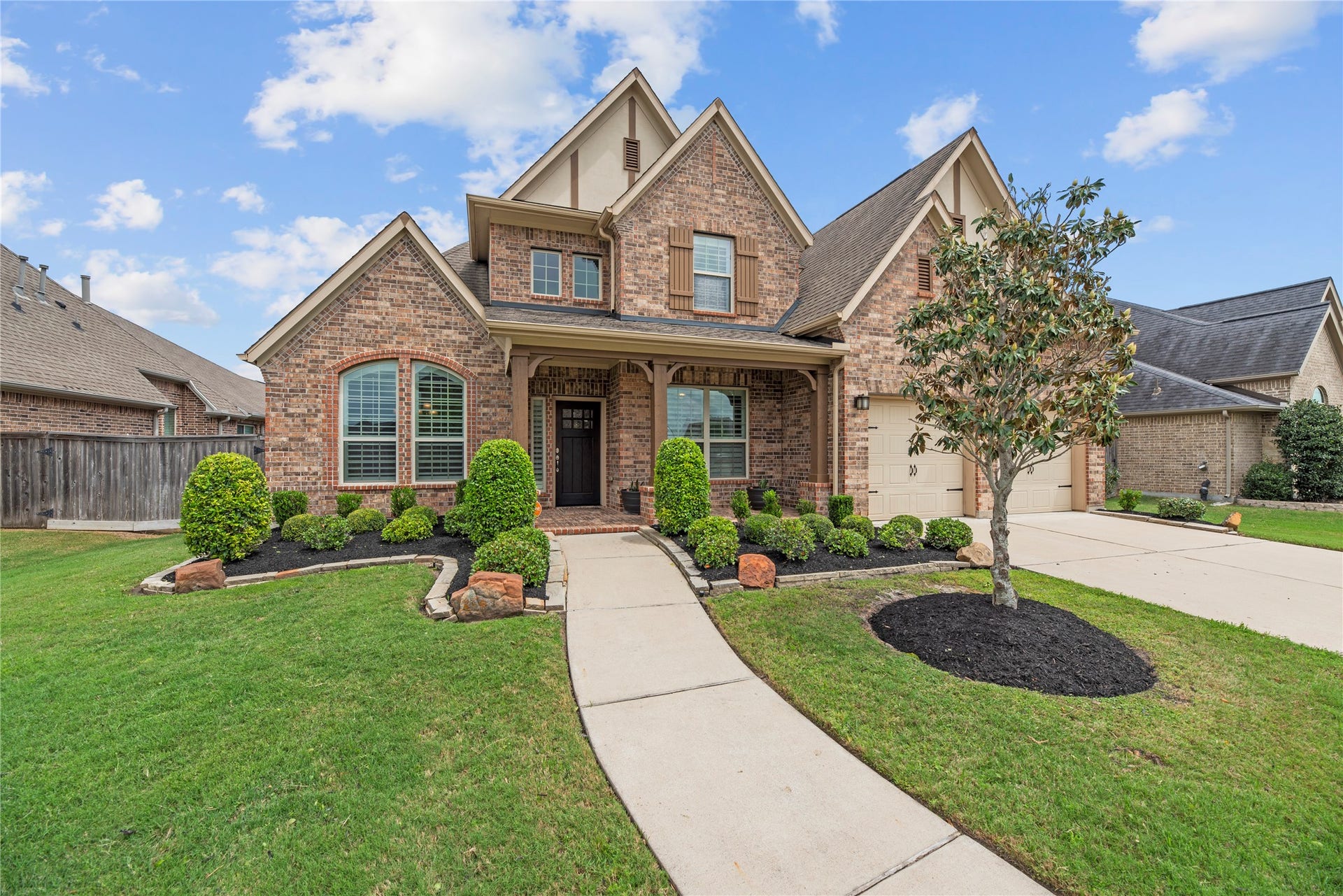 22826 Burton Grove Road, Richmond, TX 77469 The pride of ownership shows in the landscaping and curb appeal.