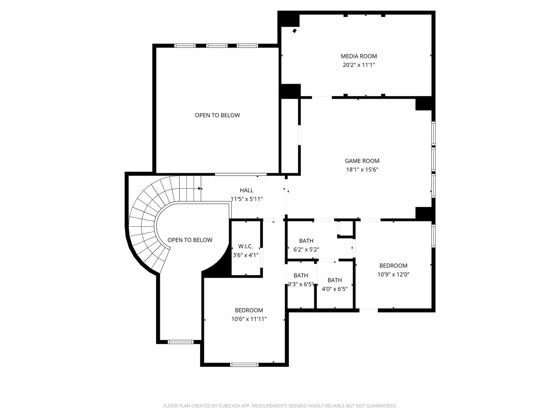 22826 Burton Grove Road, Richmond, TX 77469 Floor plan, 2nd floor.