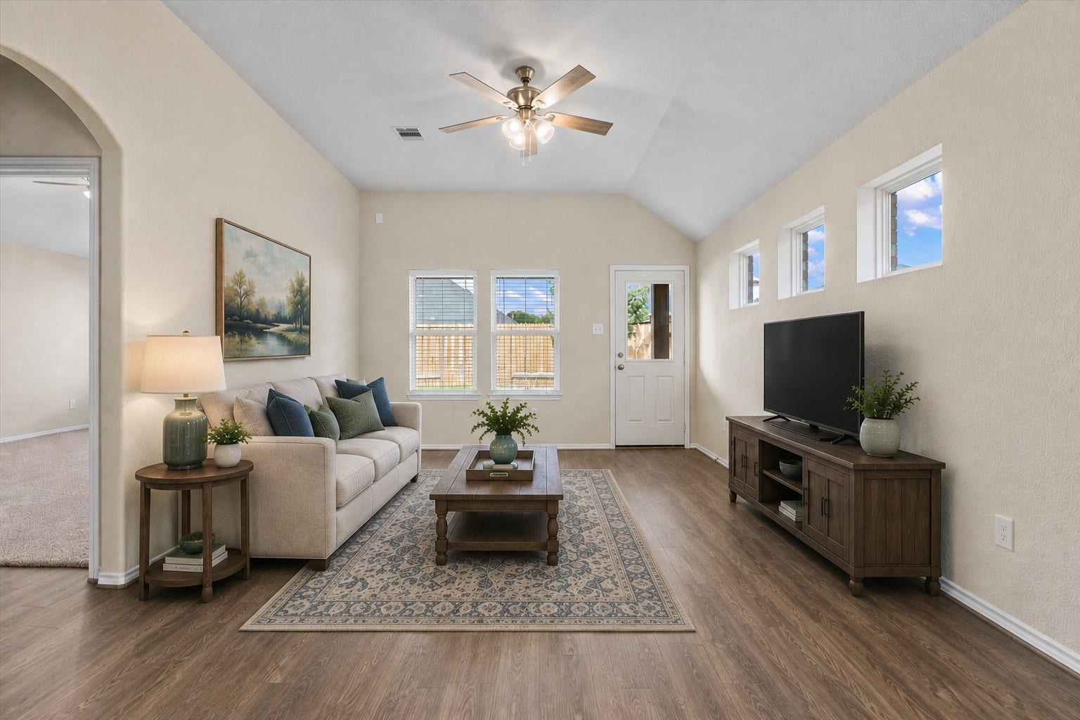 22635 Rosy Heights Trail, Tomball, TX 77377 Virtually Staged Family Room