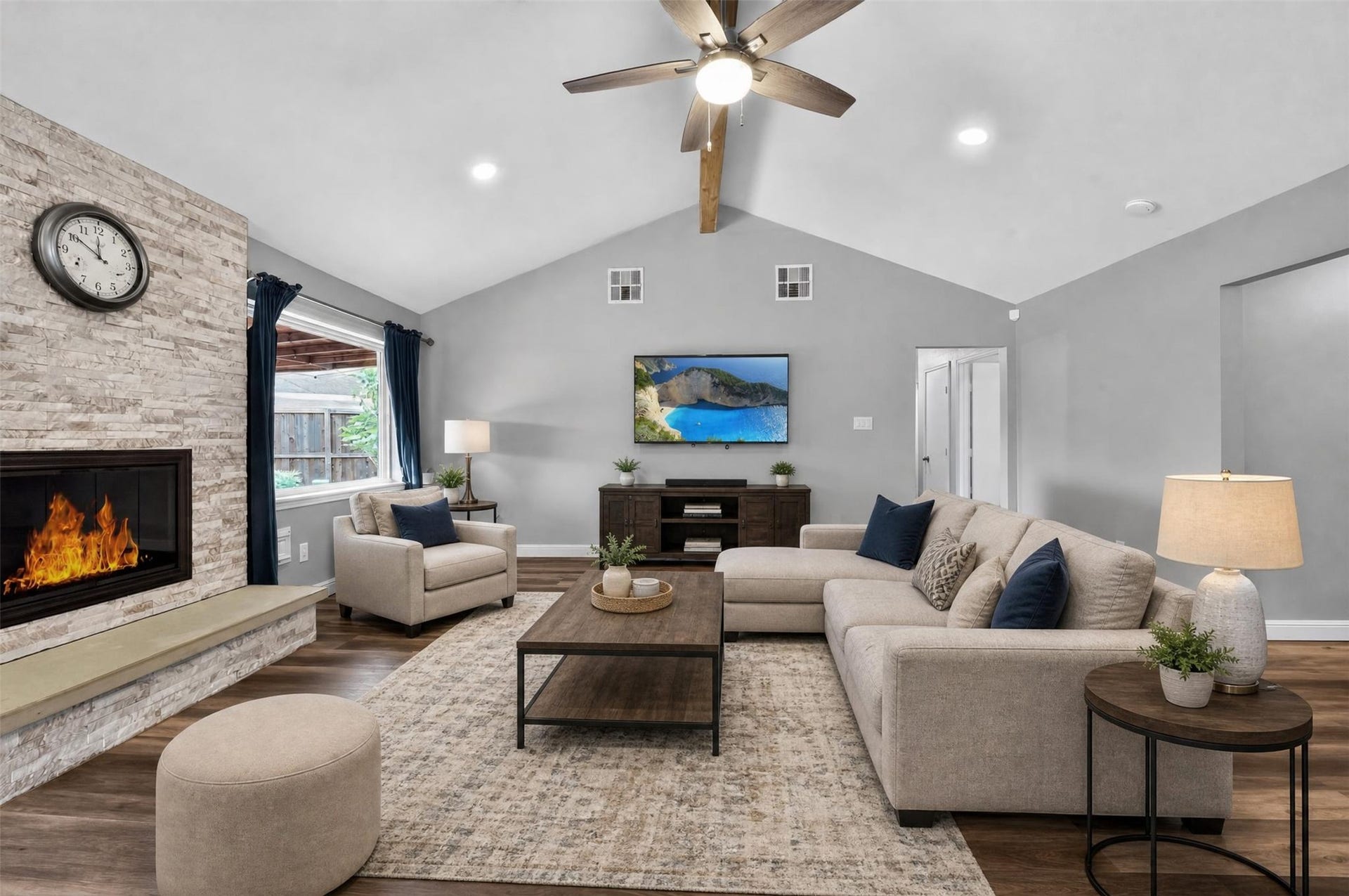 1918 Oaklawn Street, Sugar Land, TX 77498 Virtually staged this photo gives you some decorating ideas.