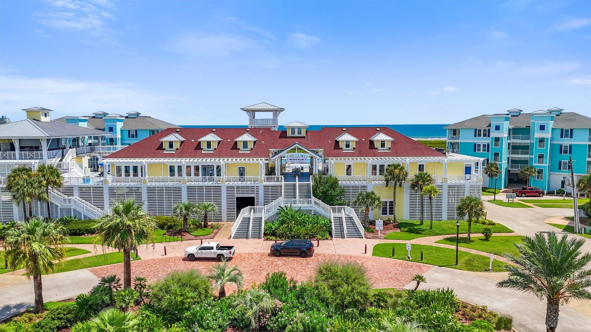 The Pointe West Beach Club
serves as the centerpiece of the
community, offering a vibrant
gathering place with resort-style
amenities and direct access to
the beach.
