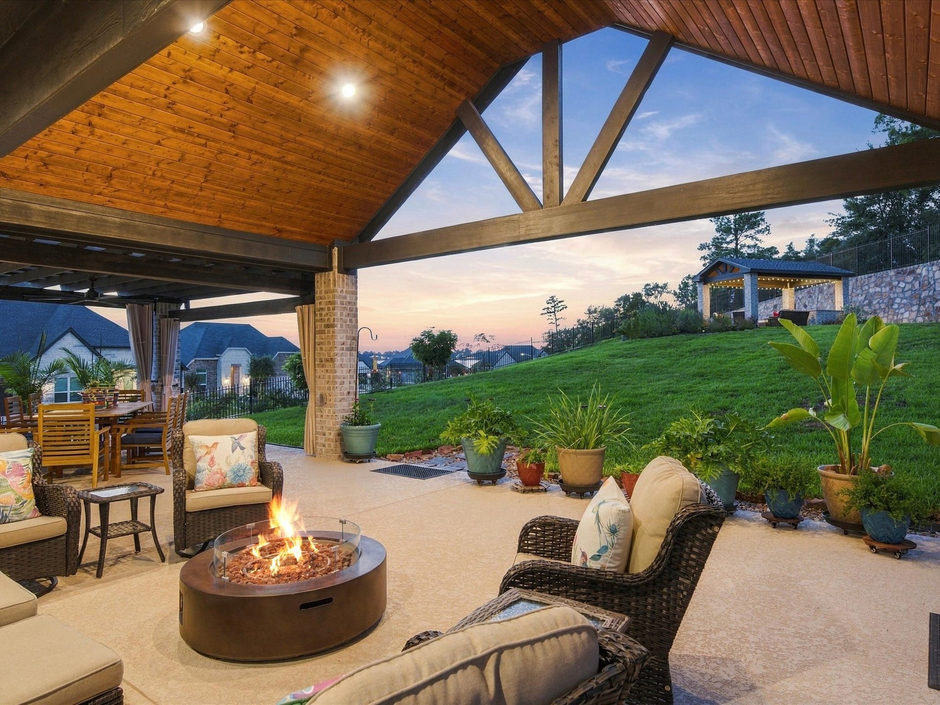 Back patio add-on is a space you'll never want to leave!