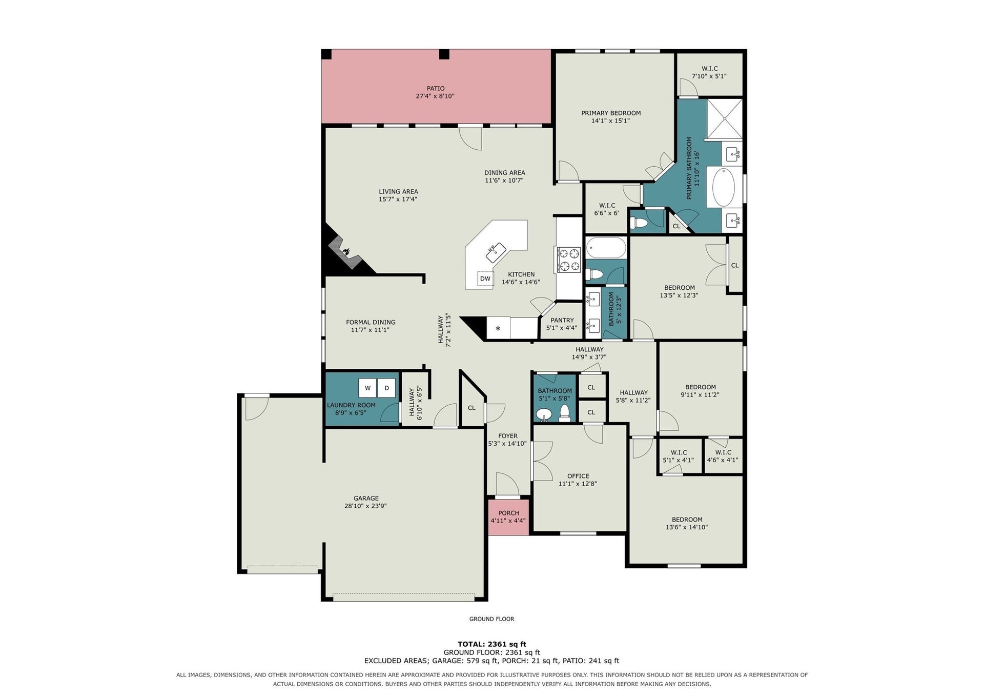 26438 Morgan Creek Lane, Katy, TX 77494 Floor Plan