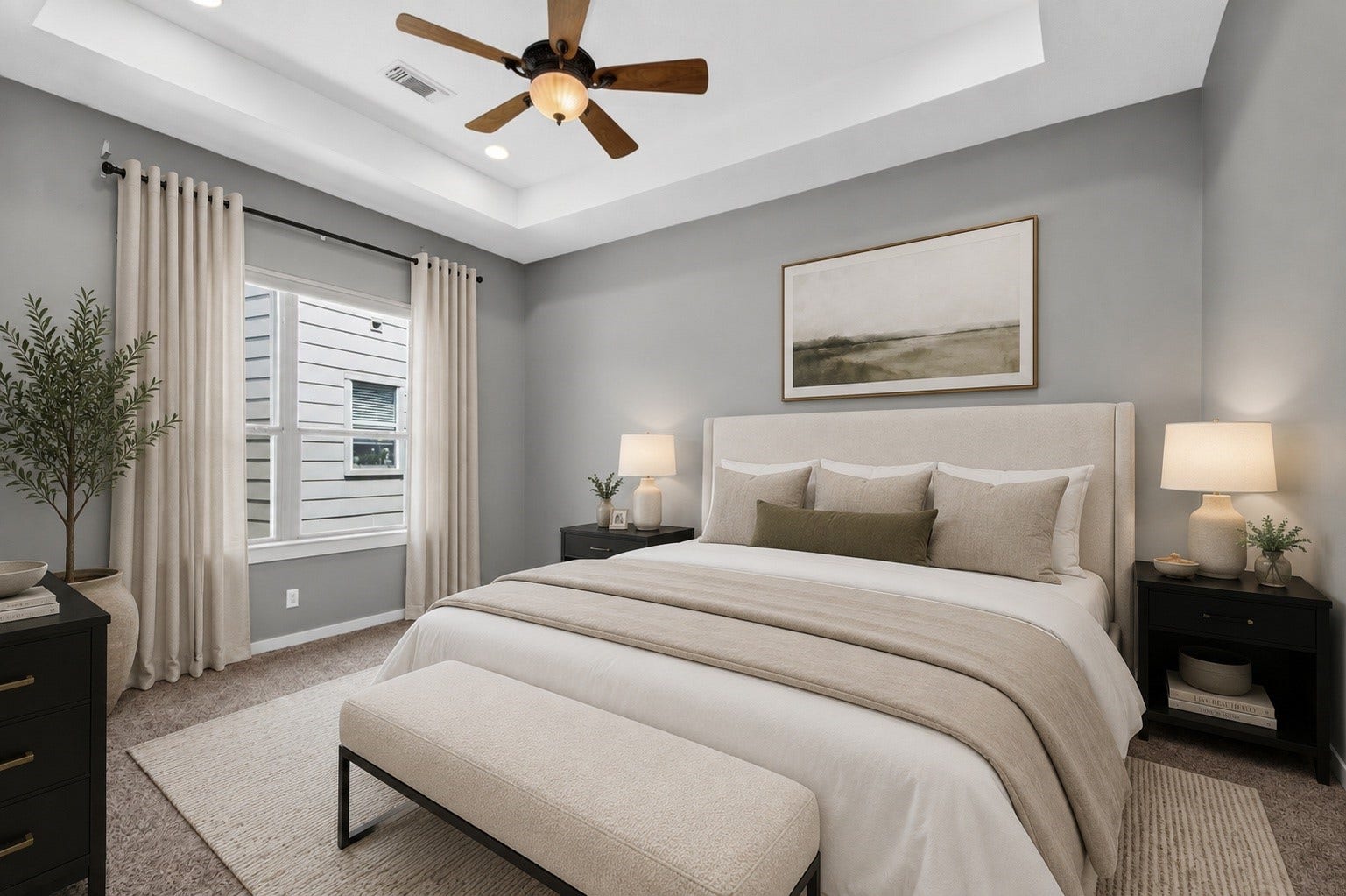 4448 Center Street, Houston, TX 77007 virtually staged