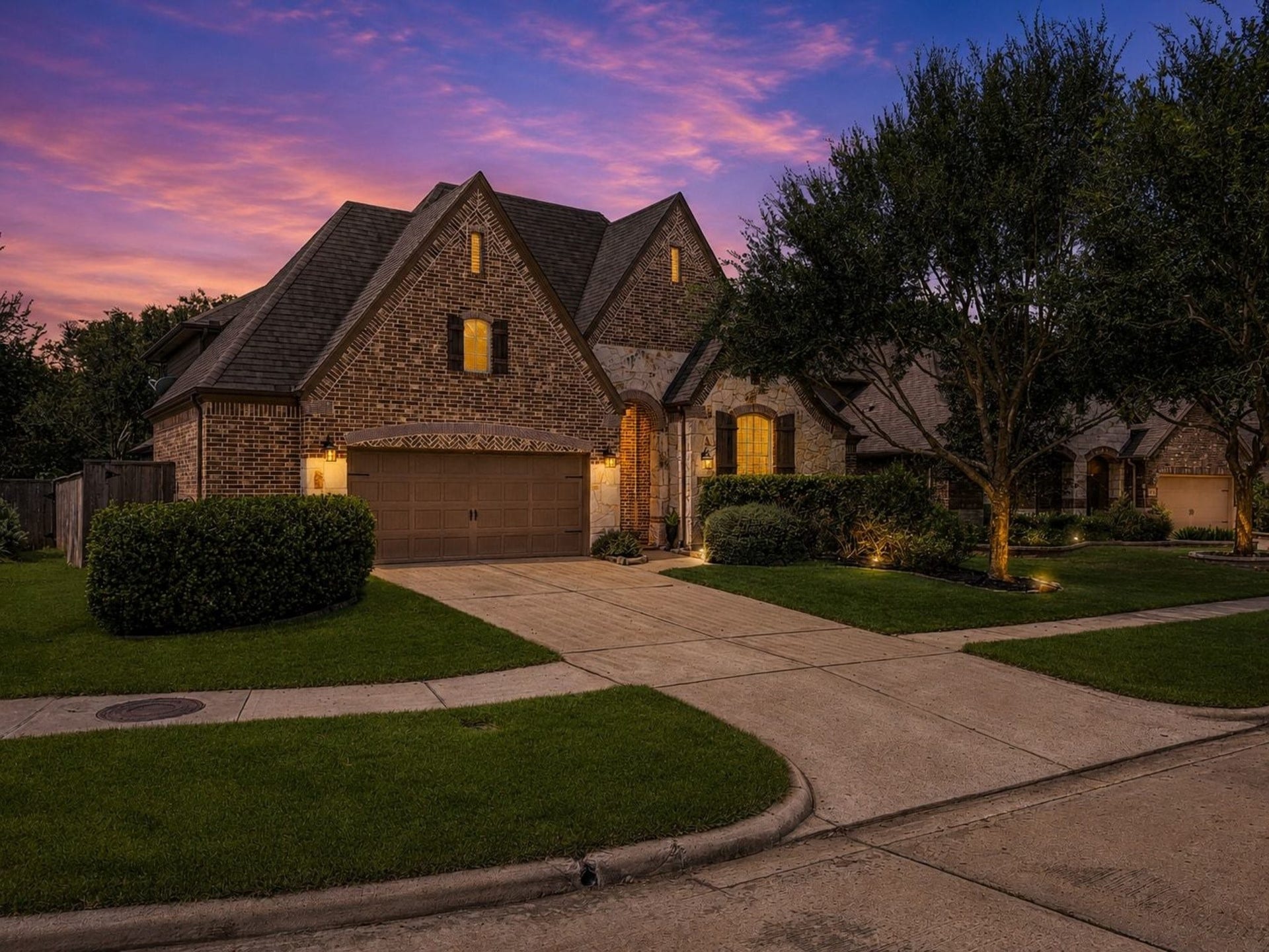 4715 Trickle Creek Court, Fulshear, TX 77441 Tucked back on a double cul-de-sac street backing to Bessie's Creek. No back neighbors ever!