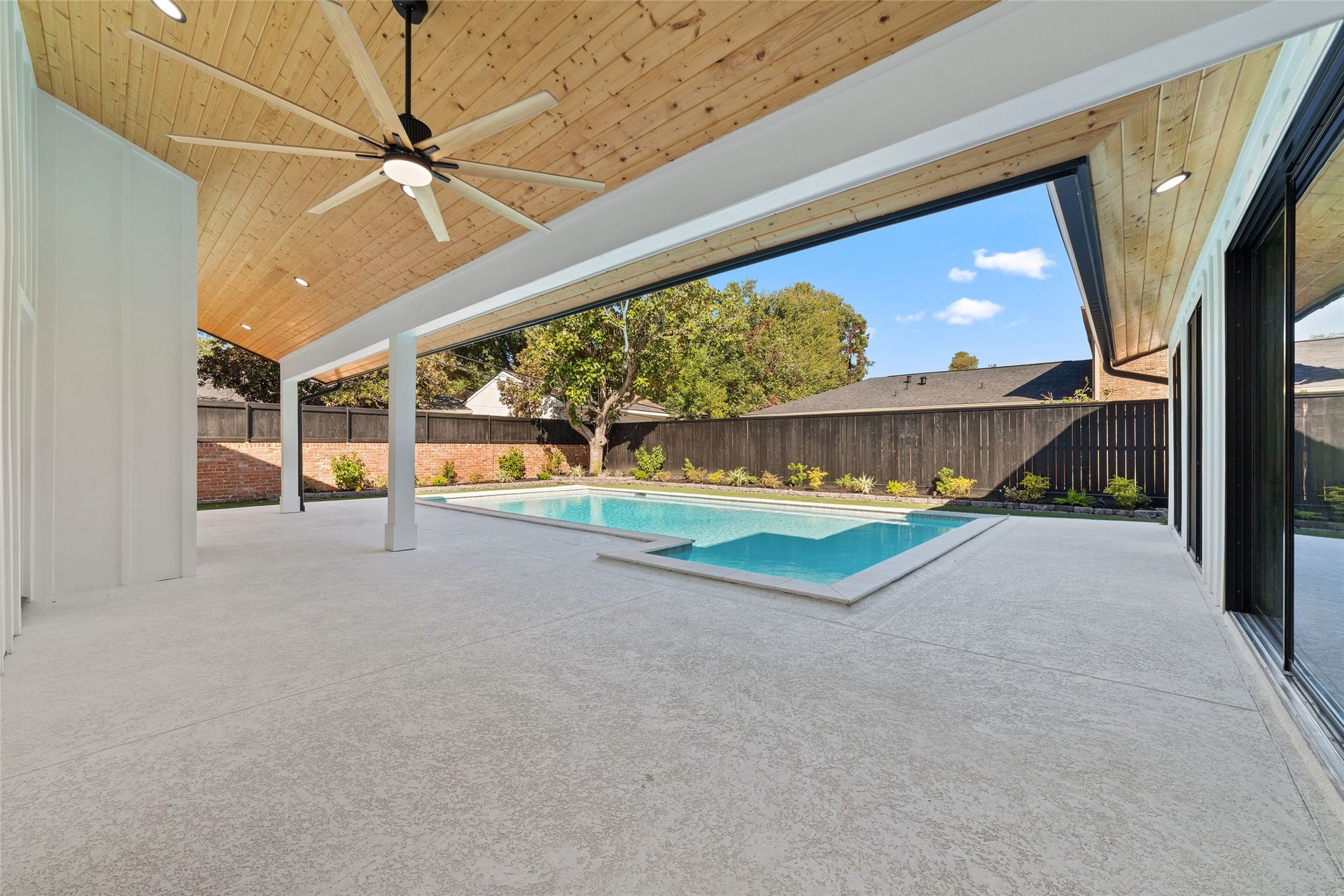Covered patio