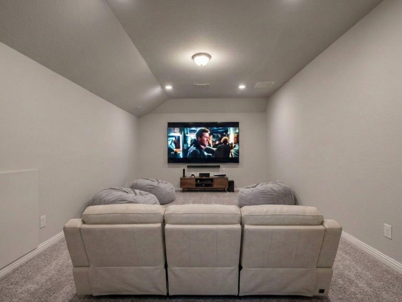 4302 Kent Ranch Court, Katy, TX 77494 VIRTUALLY STAGED MEDIA ROOM ON THE SECOND FLOOR.