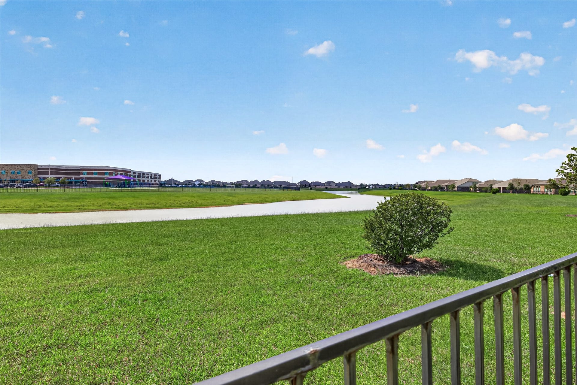 10707 Amador Peak Drive, Rosharon, TX 77583 Look at this view from the backyard gate, beautiful!