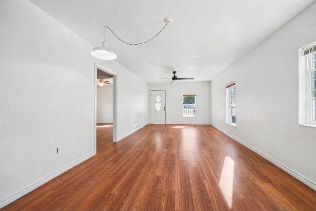 7933 Elwood Street, Houston, TX 77012 Dinning and living area view
