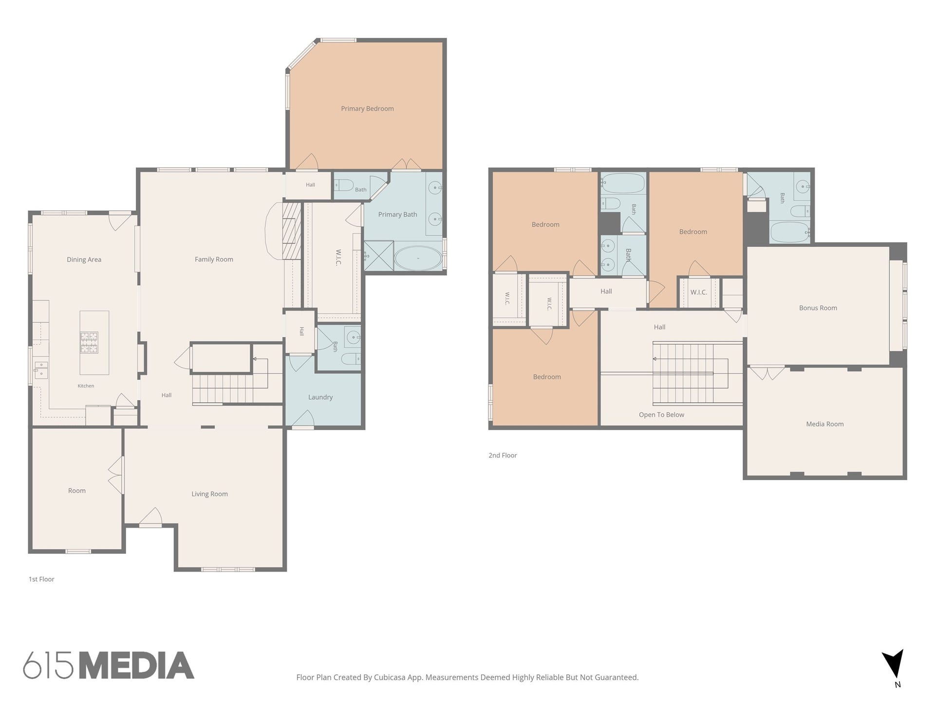 8210 Thunder Ridge Way, Missouri City, TX 77459 Floor plan of First and Second FLoor.