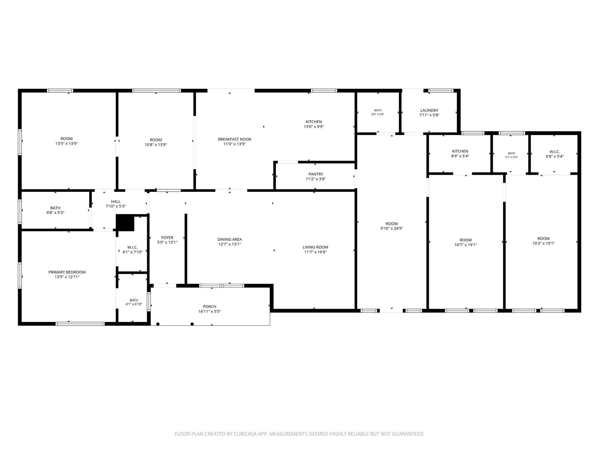 5302 Treaschwig Road, Spring, TX 77373 Floor plan: buyer to verify dimensions