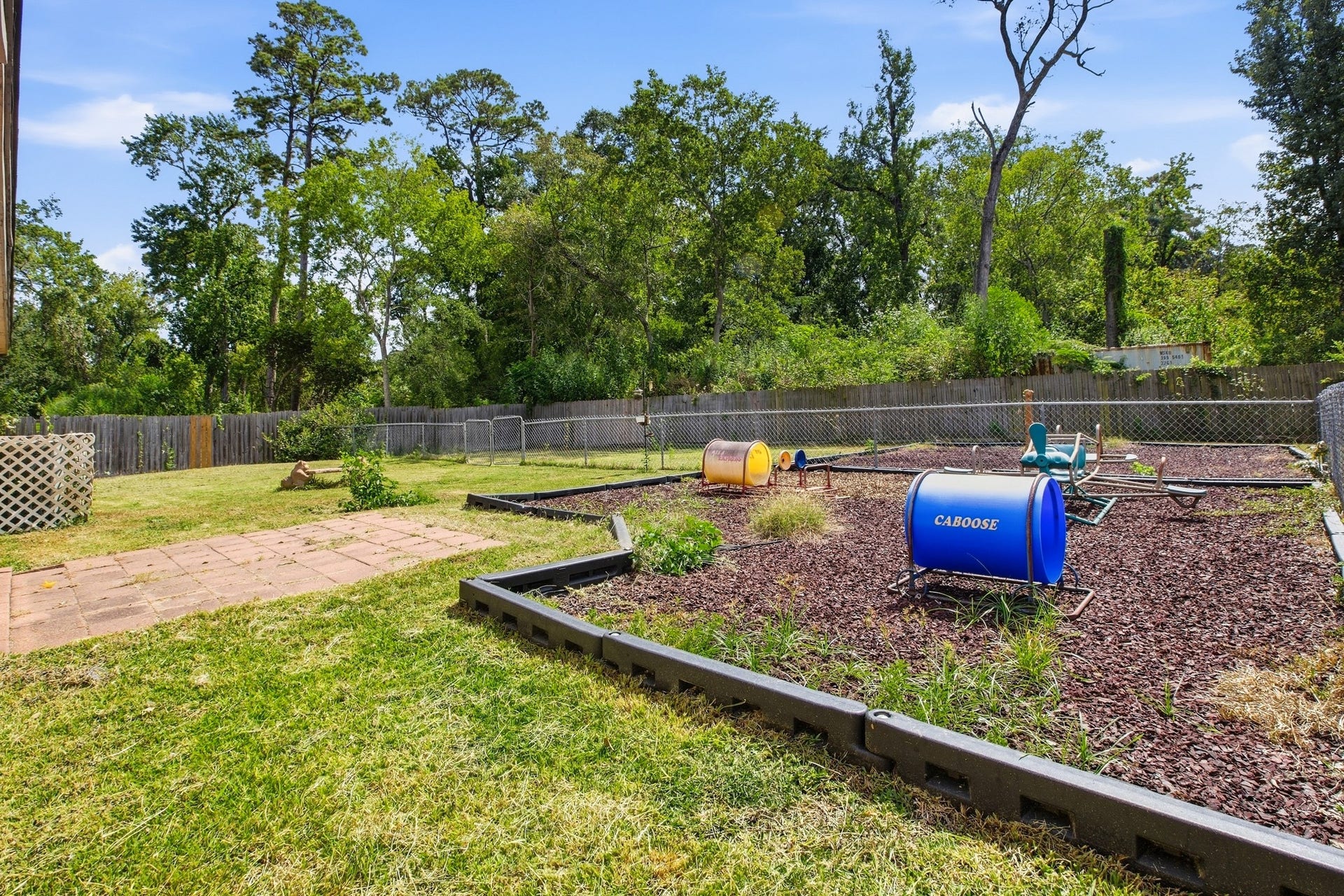 5302 Treaschwig Road, Spring, TX 77373 back yard