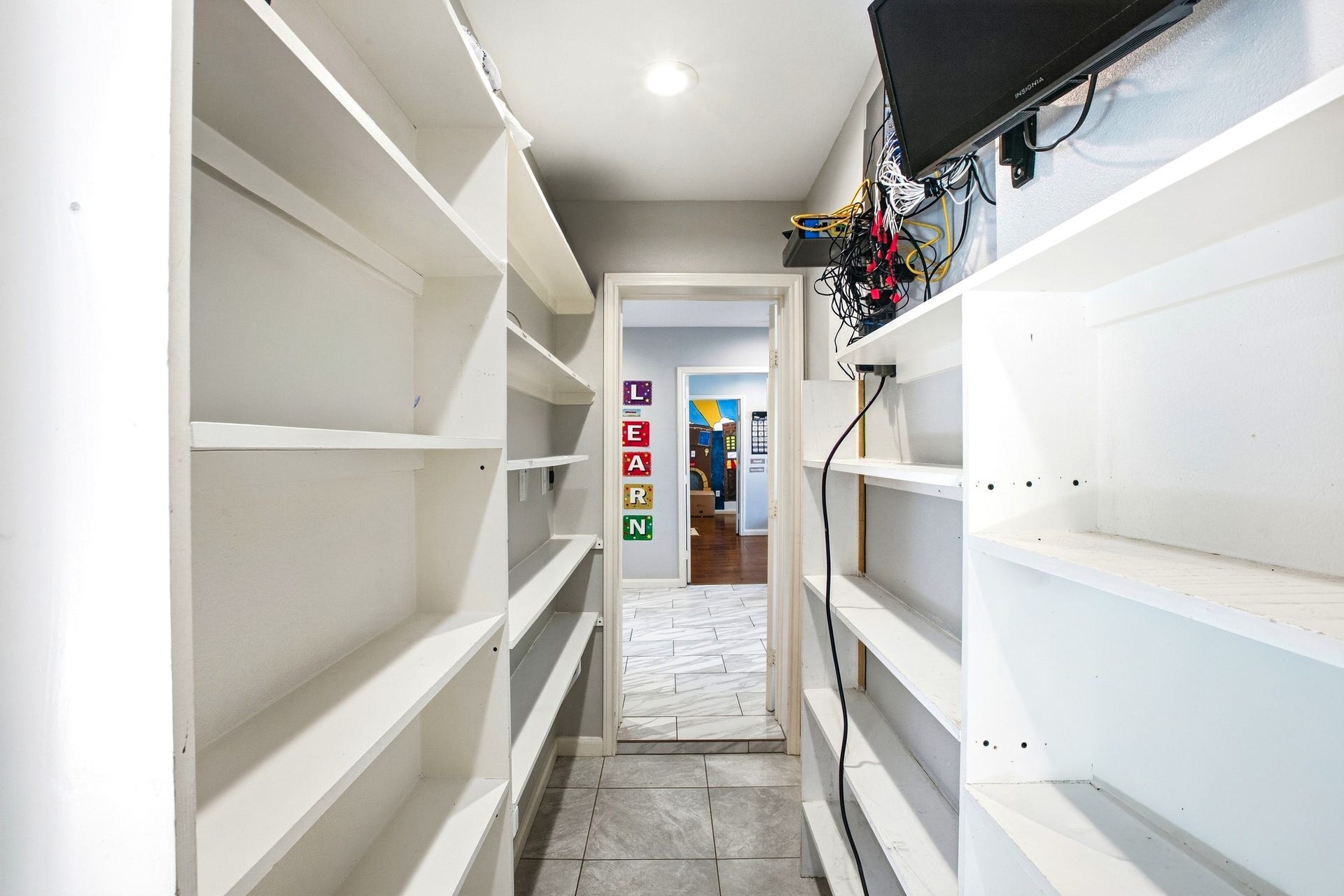 5302 Treaschwig Road, Spring, TX 77373 pantry and door to second unit