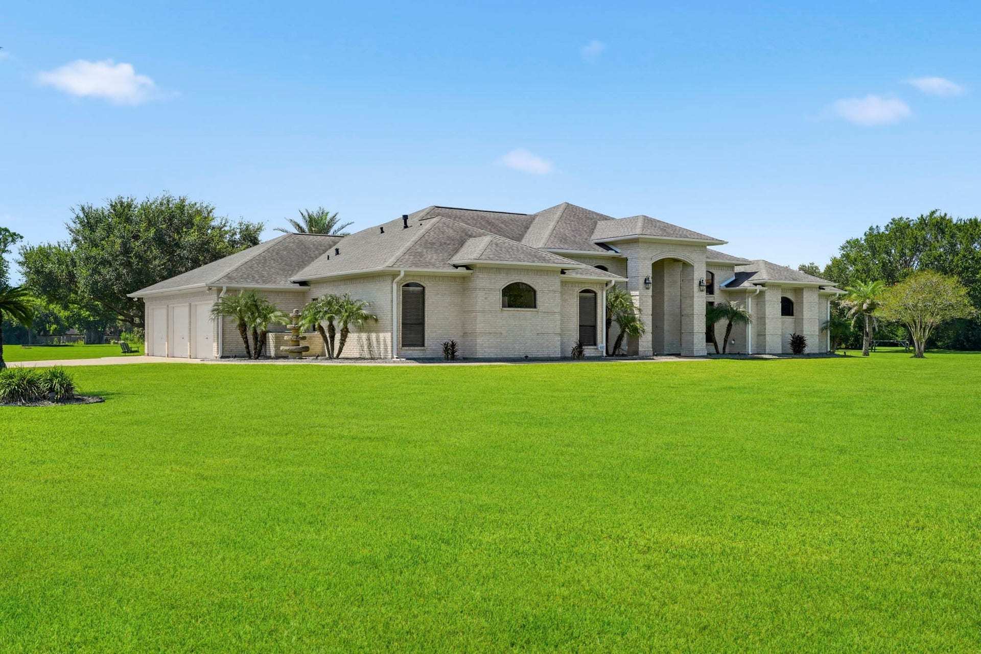 835 Hall Road, Alvin, TX 77511 Custom home situated on a beautifully maintained property