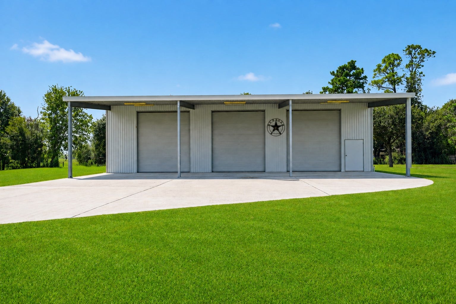 835 Hall Road, Alvin, TX 77511 44x60 Shop with 24x60 carport