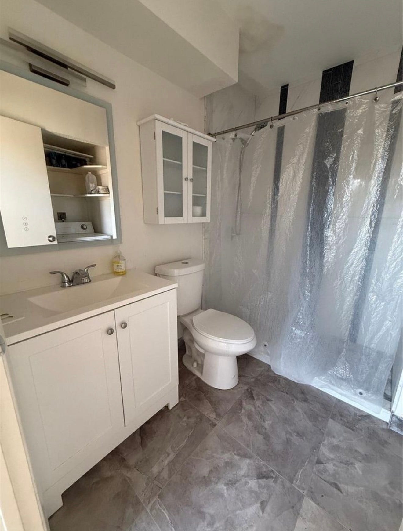 12550 Newbrook Drive, Houston, TX 77072 Remodeled bathroom with 3 setting LED light