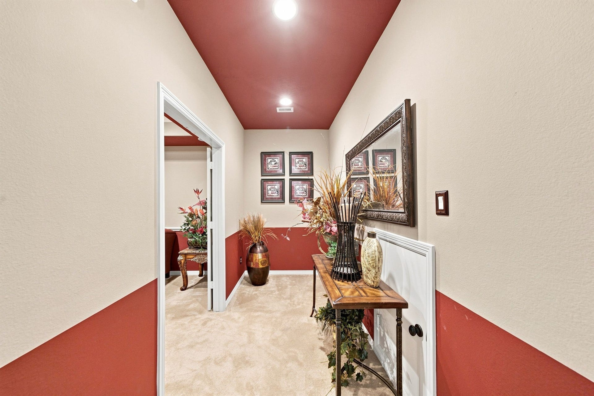 2407 Mallorca Pass, League City, TX 77573 Hallway to Media Room