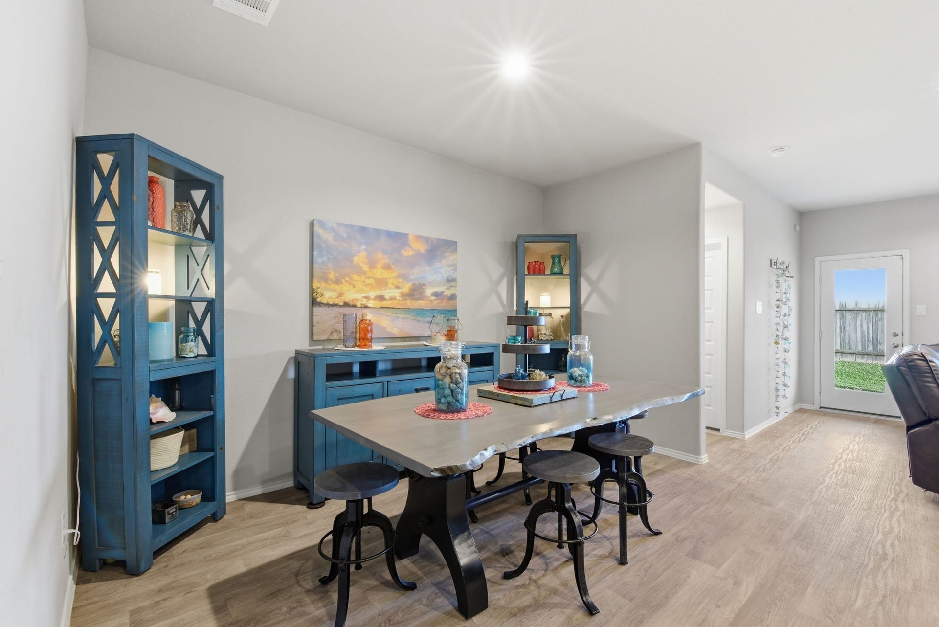 11225 34th Avenue N, Texas City, TX 77591 Open dining area connected to kitchen and living room for seamless flow.