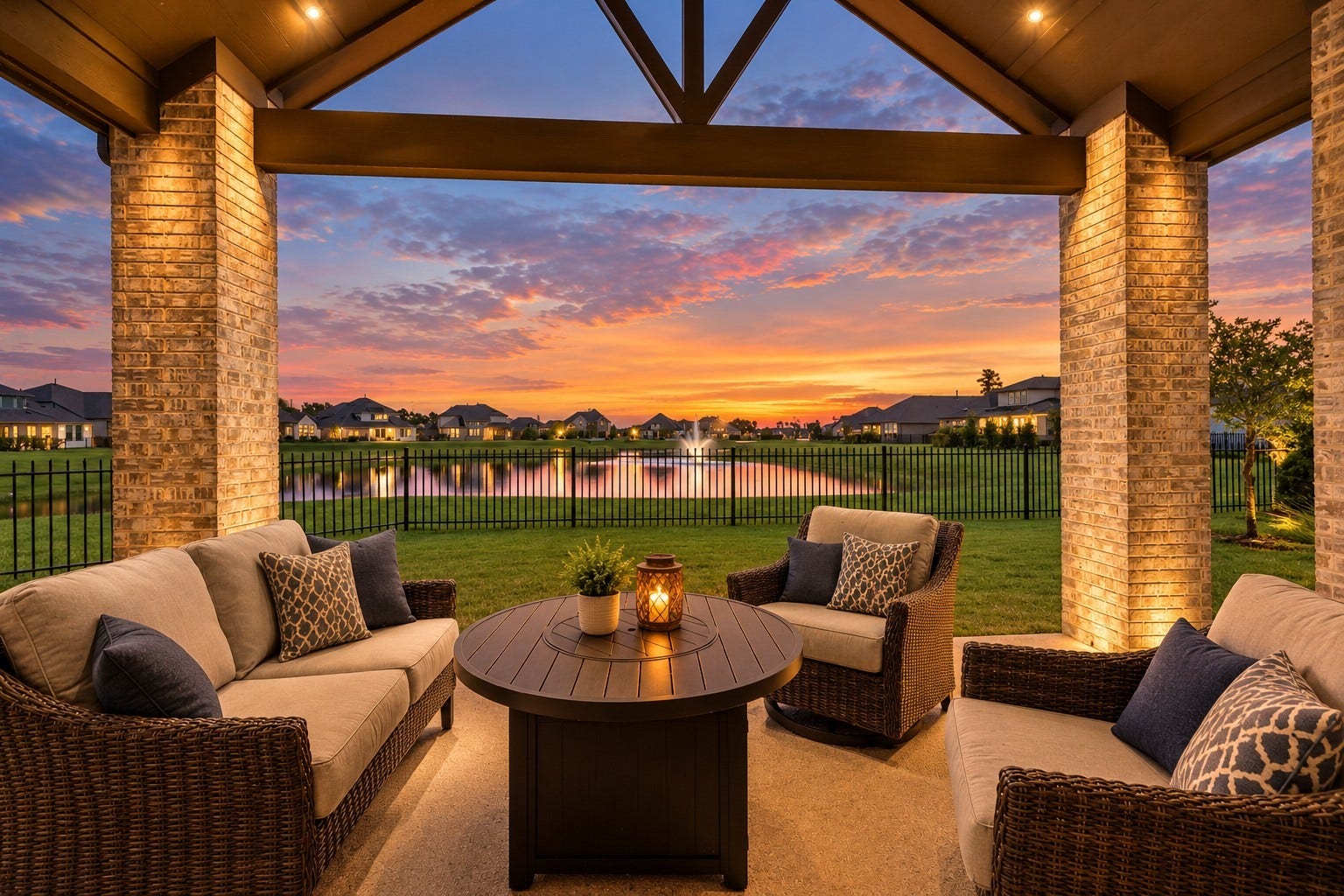 24914 Lily Hall Court, Tomball, TX 77375 This home sits on a double water lot. AI enhanced