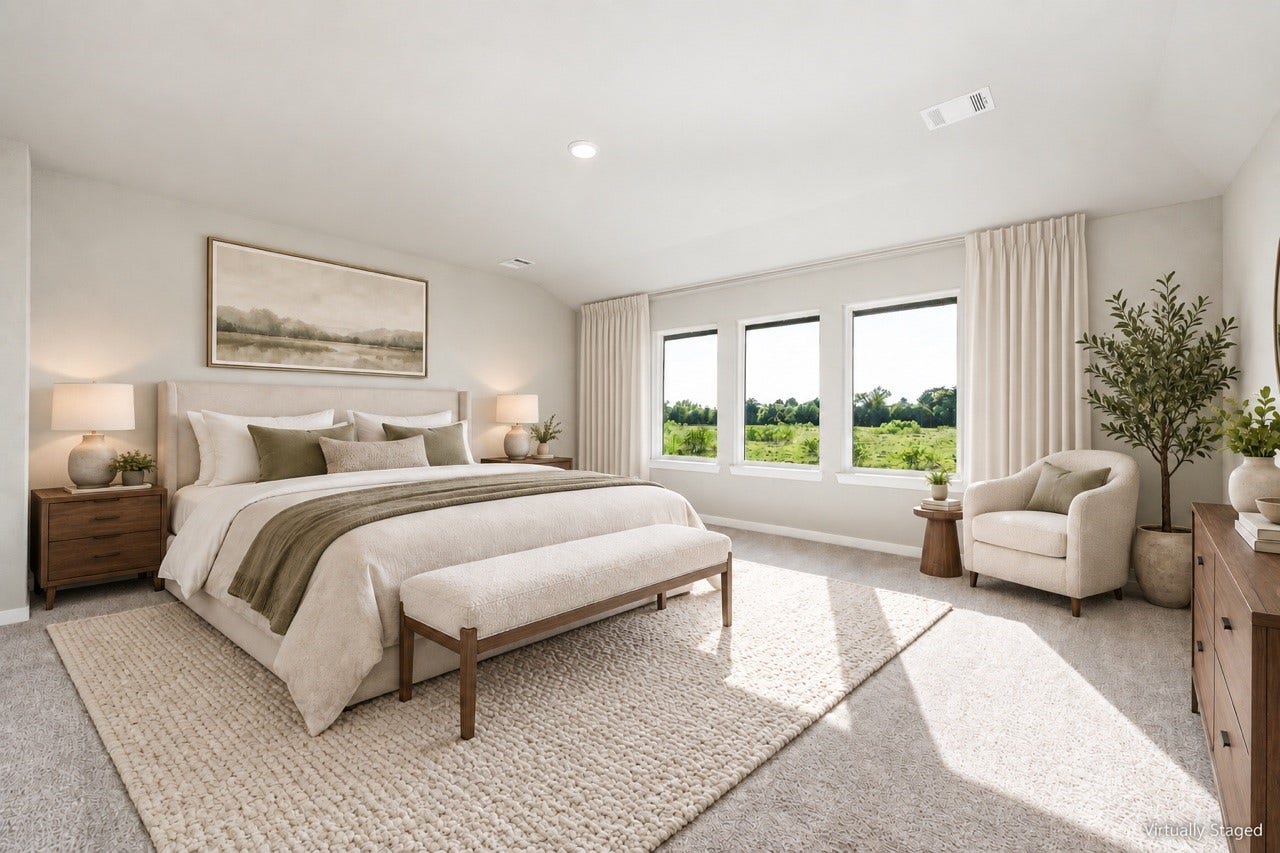 465 Wild Thicket Drive, Katy, TX 77493 Stage Primary Bedroom!