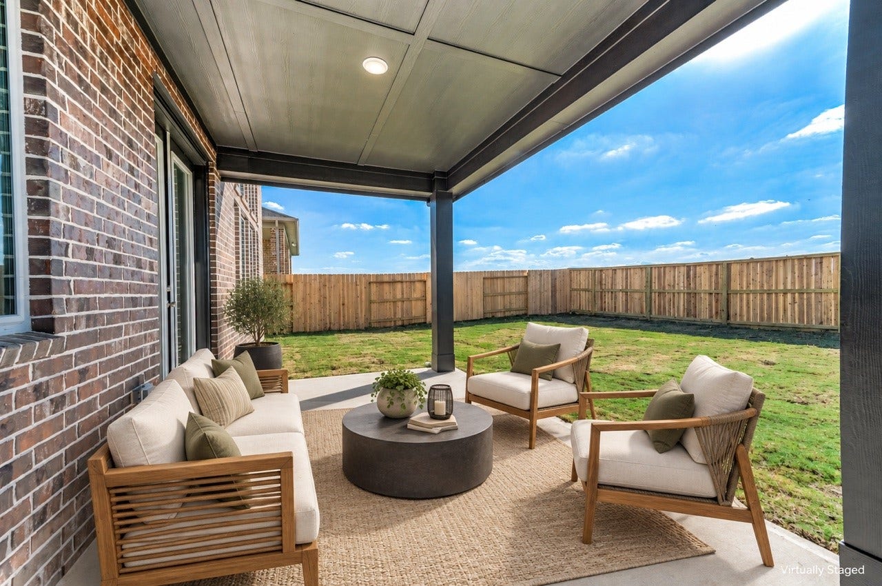 465 Wild Thicket Drive, Katy, TX 77493 Virtual Stage Patio