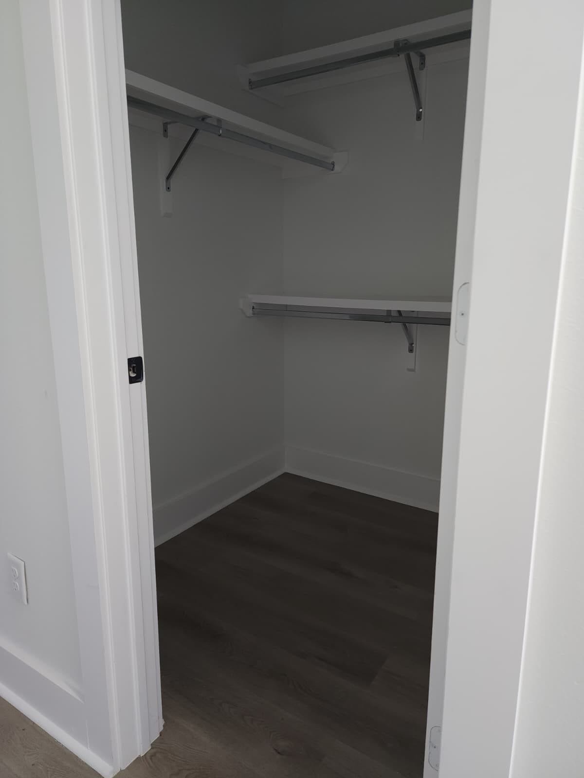 5518E CORTLANDT Street, Houston, TX 77076 Spacious walk-in closet in Bedroom #3 offers ample storage.
