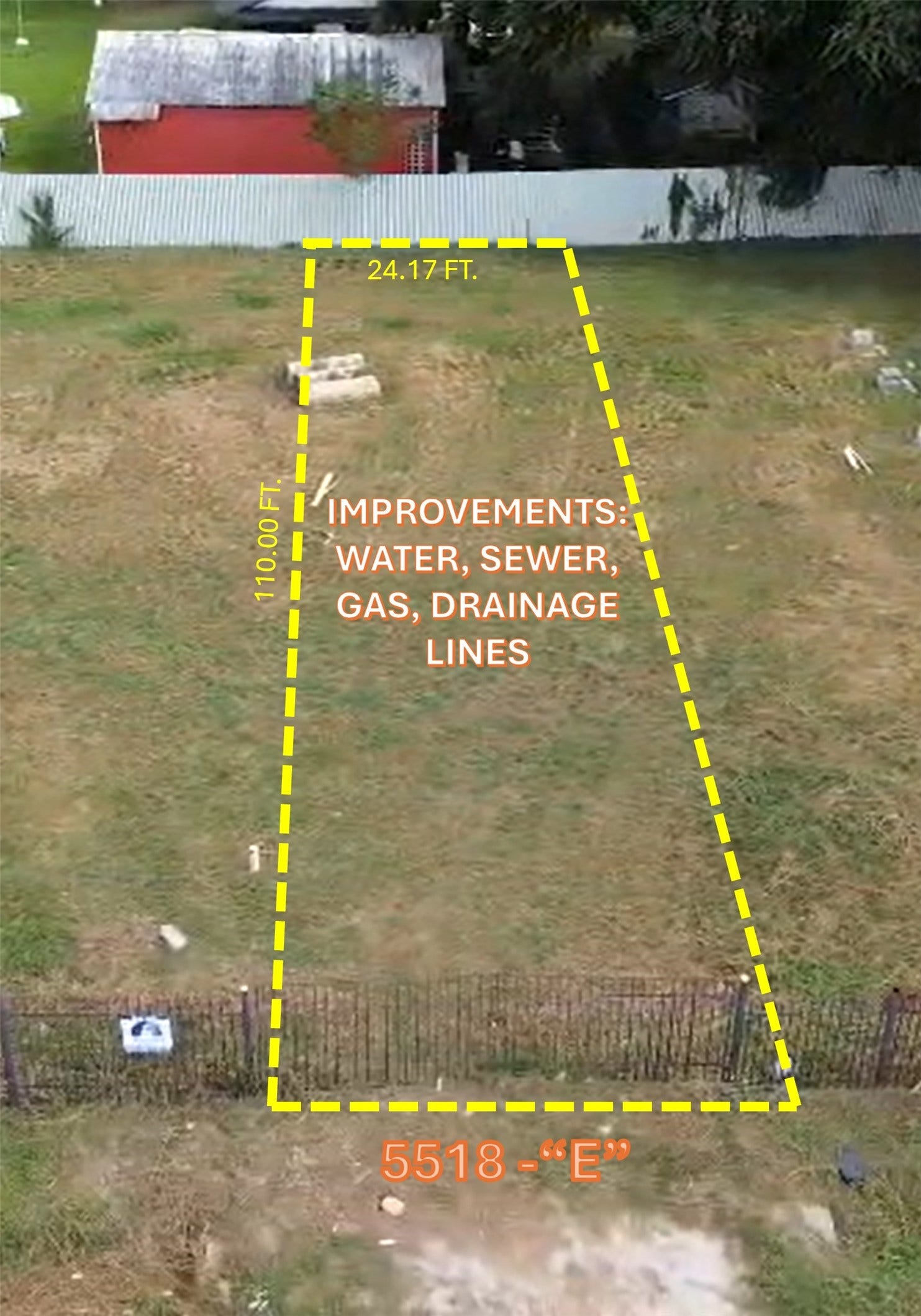 5518E CORTLANDT Street, Houston, TX 77076 5518-E INCLUDES WATER AND SEWER UTILITIES CONNECTED AND GAS, WATER, SEWER , DRAINAGE LINES