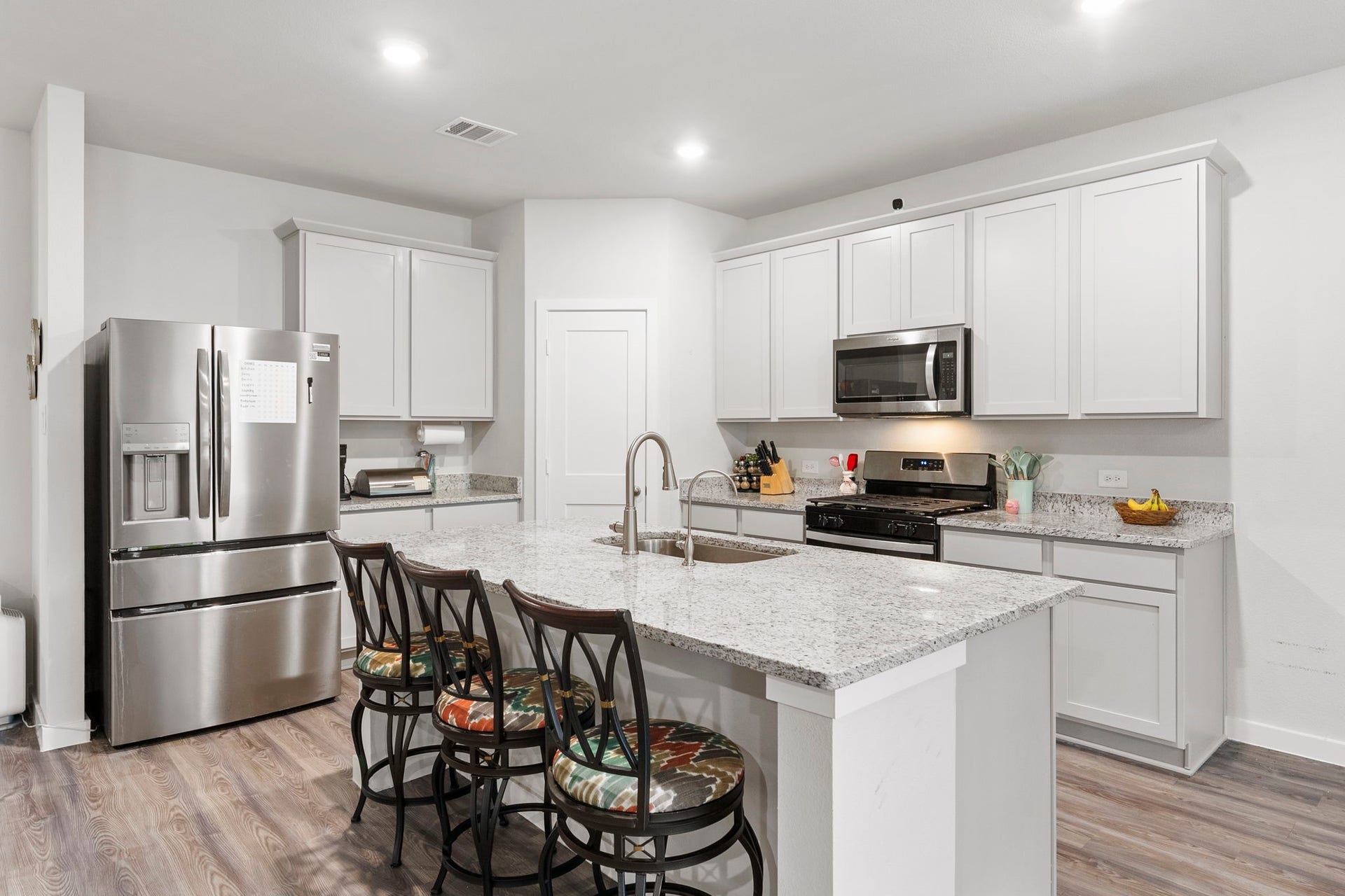 16998 Hazelnut Drive, Conroe, TX 77302 Ample counter and storage space in the island kitchen.