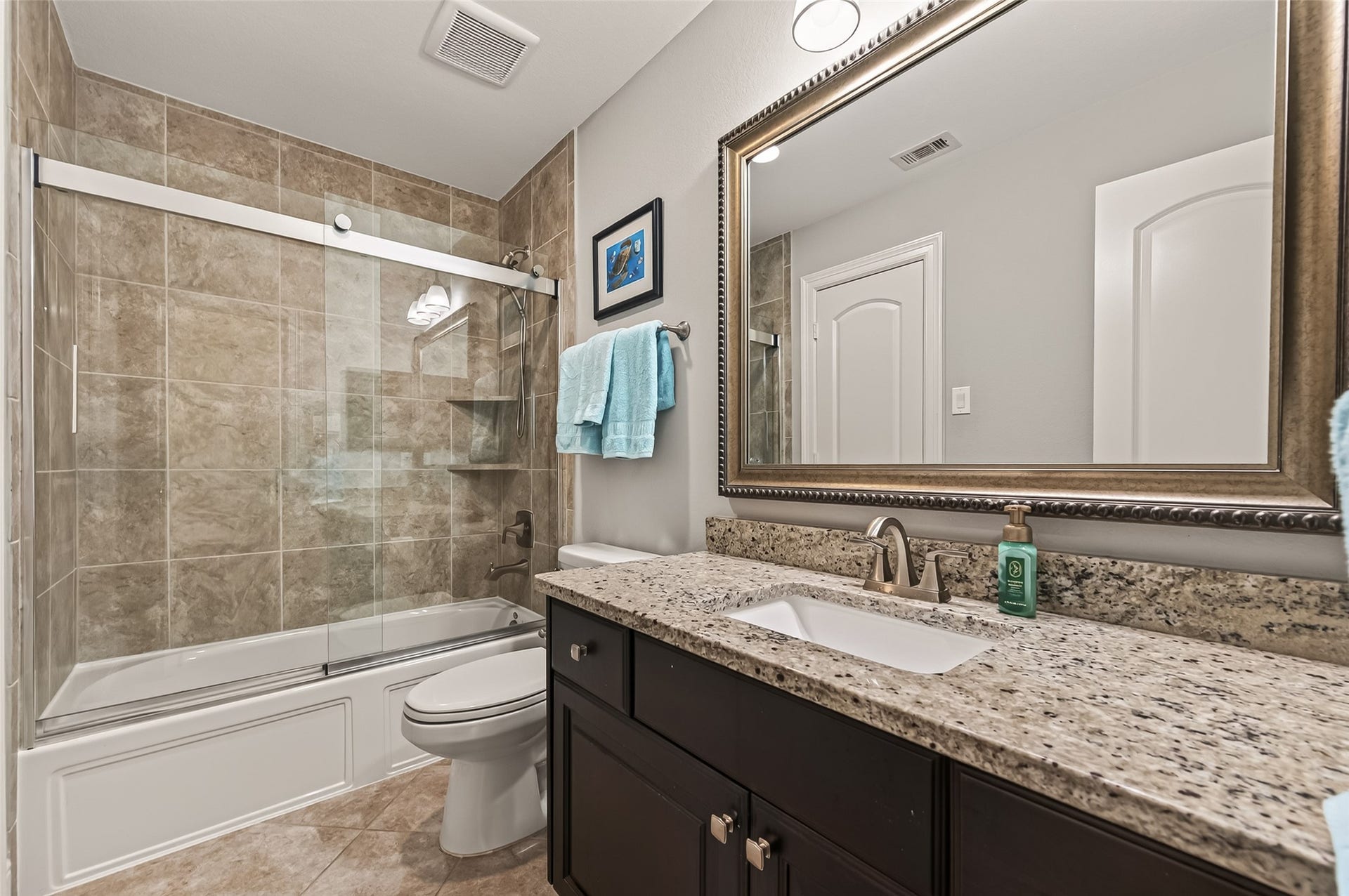3728 Forest Brook Lane, Spring, TX 77386 Secondary Bedroom 1 Ensuite Bath