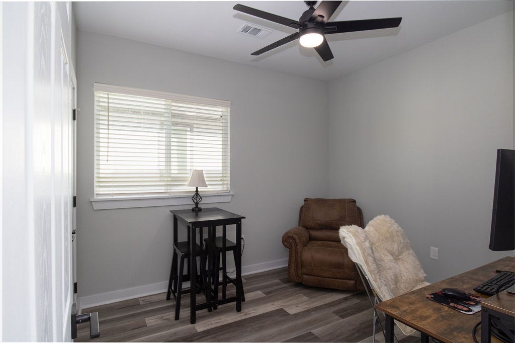 8415 Sunnyhill Street, #B, Houston, TX 77088 Third Bedroom or Office as seen here, lots of light!