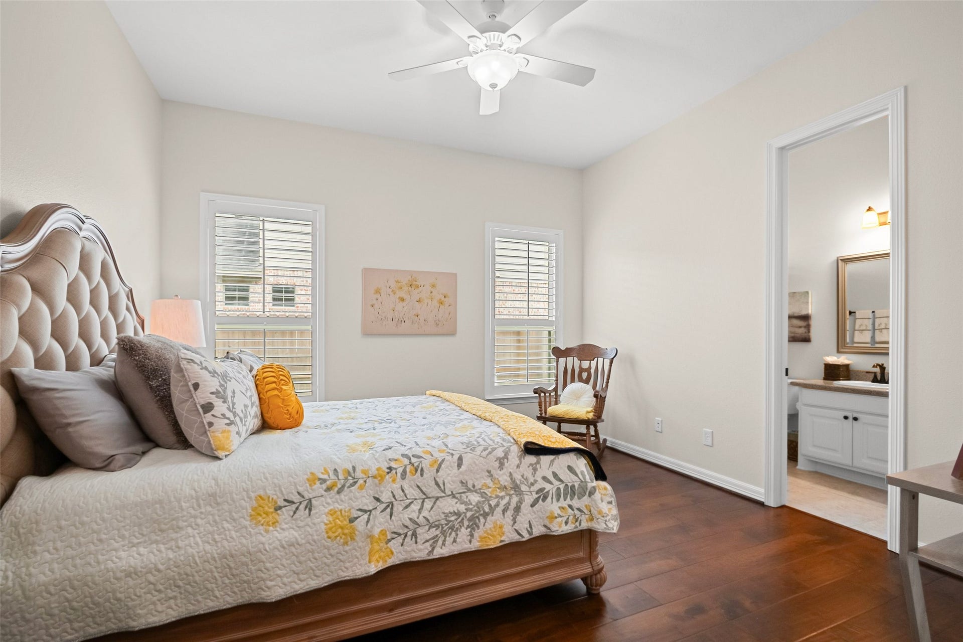 21114 W Kelsey Creek Trail, Cypress, TX 77433 Large secondary bedroom with a full bath en-suite.