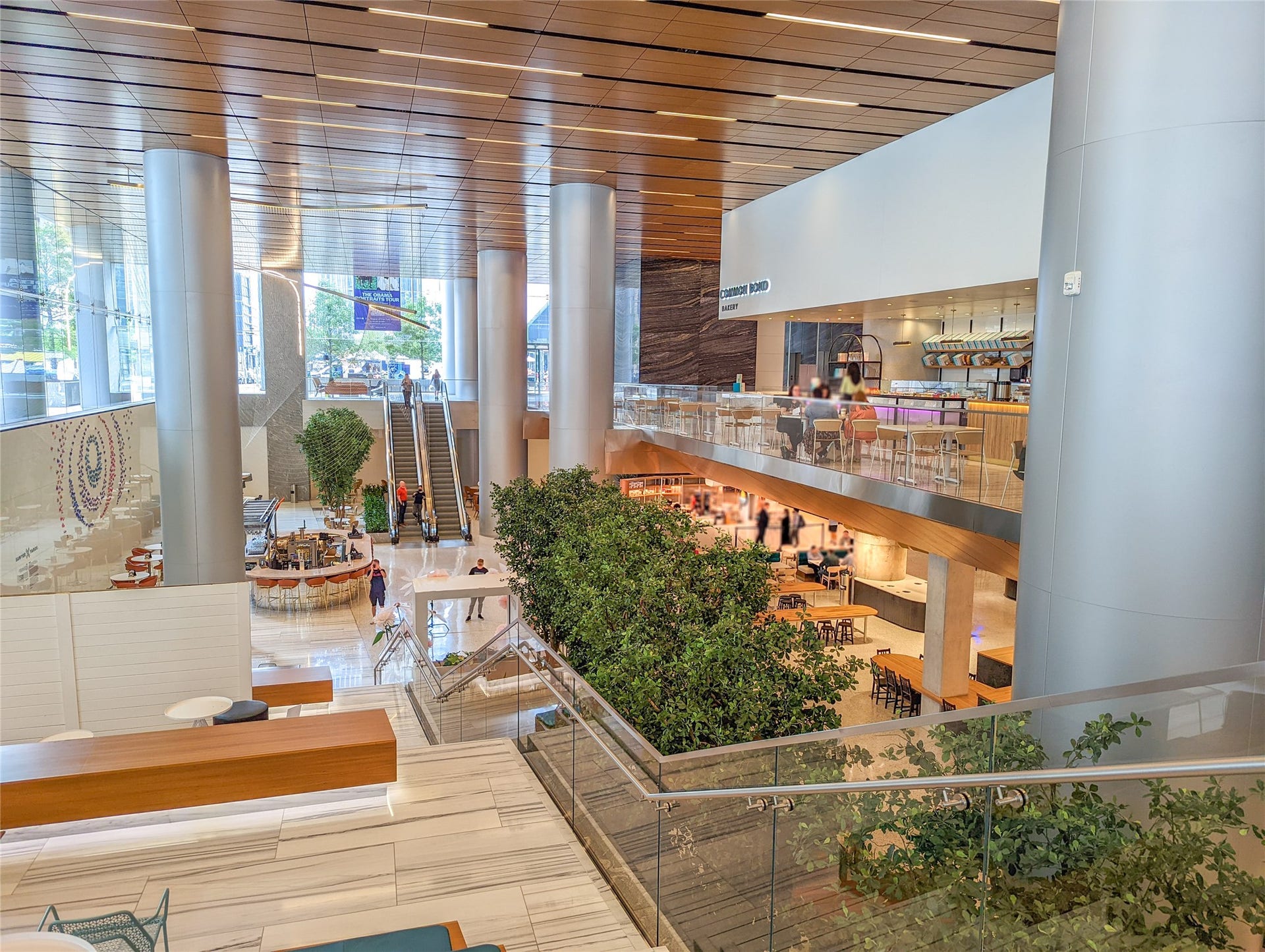 The Understory (food hall) is blocks way