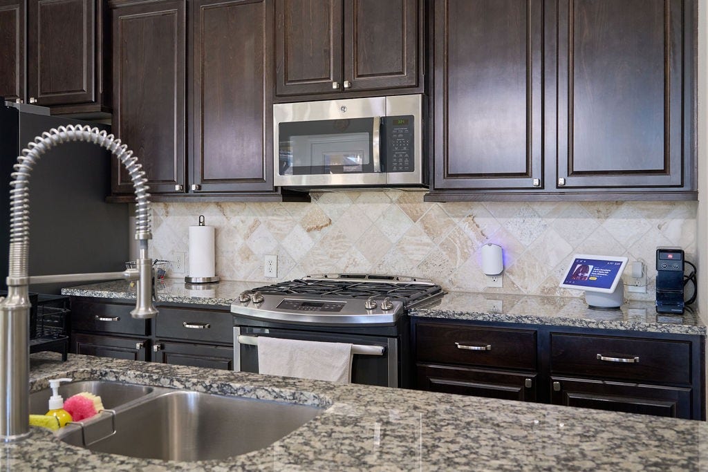 Rich Cabinetry & Stainless Steel Appliances!