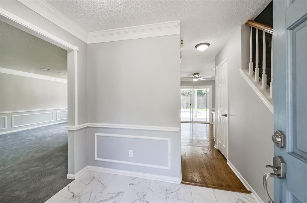 welcoming, spacious entrance