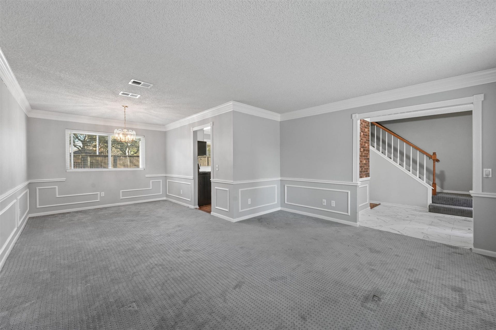 create the perfect ambiance for memorable meals and gatherings in this elegant and comfort dining room