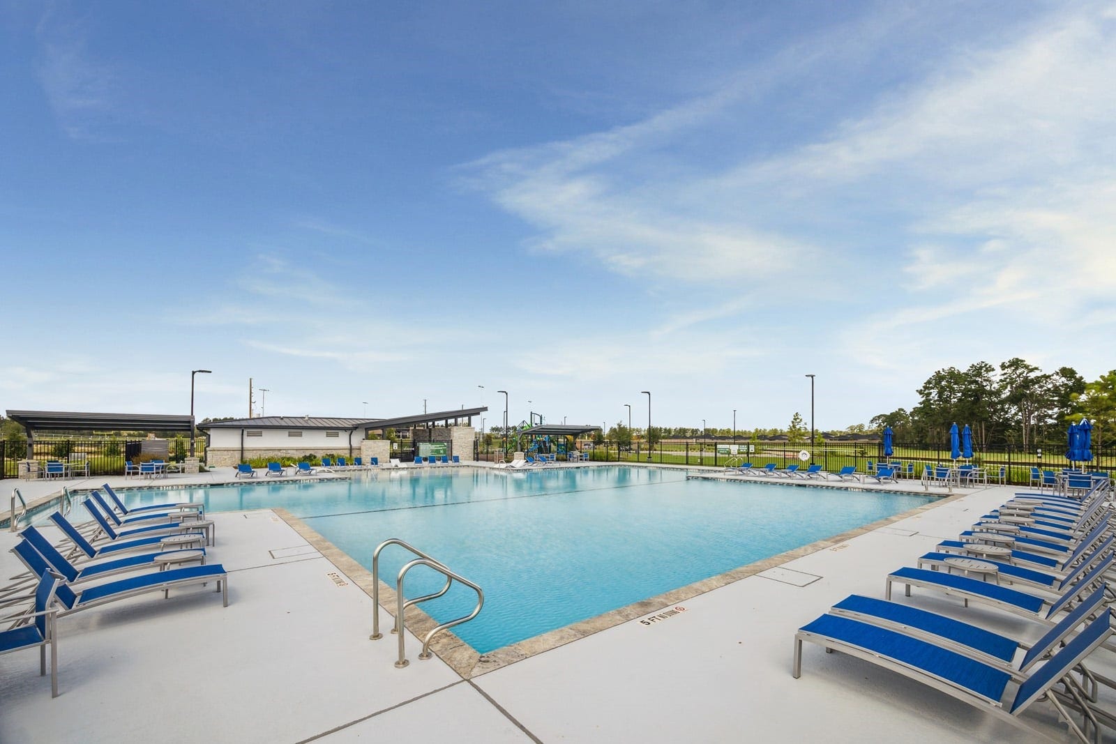 Canopies - Community Pool - Amenity Photography - Risewell Homes