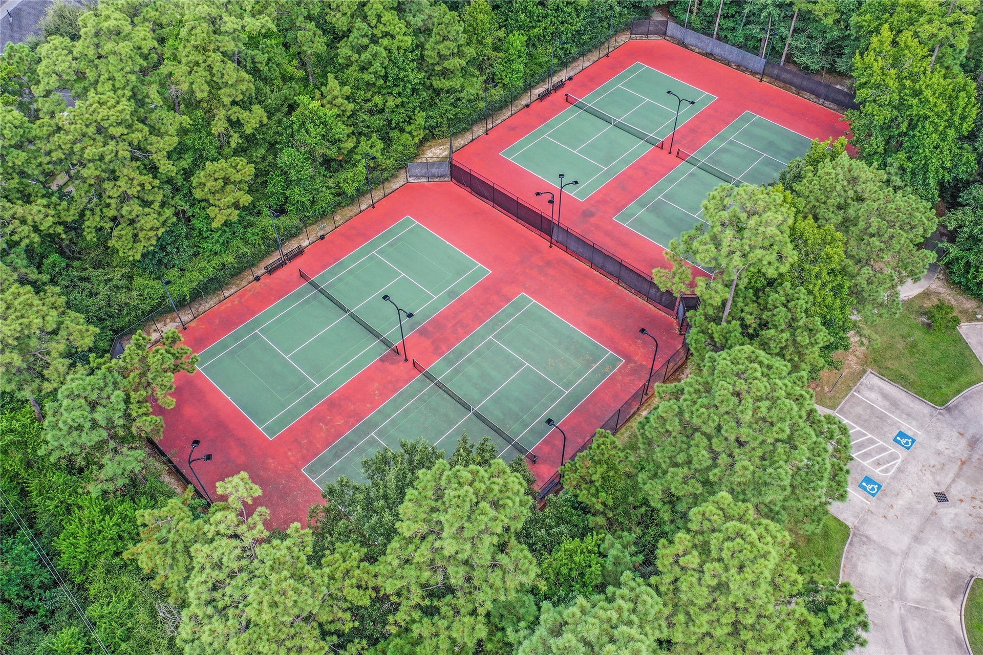 17247 Mitchell Pass Lane, Humble, TX 77346 Enjoy 3 tennis courts and a pickle ball court and the Sports Complex and Fields.
