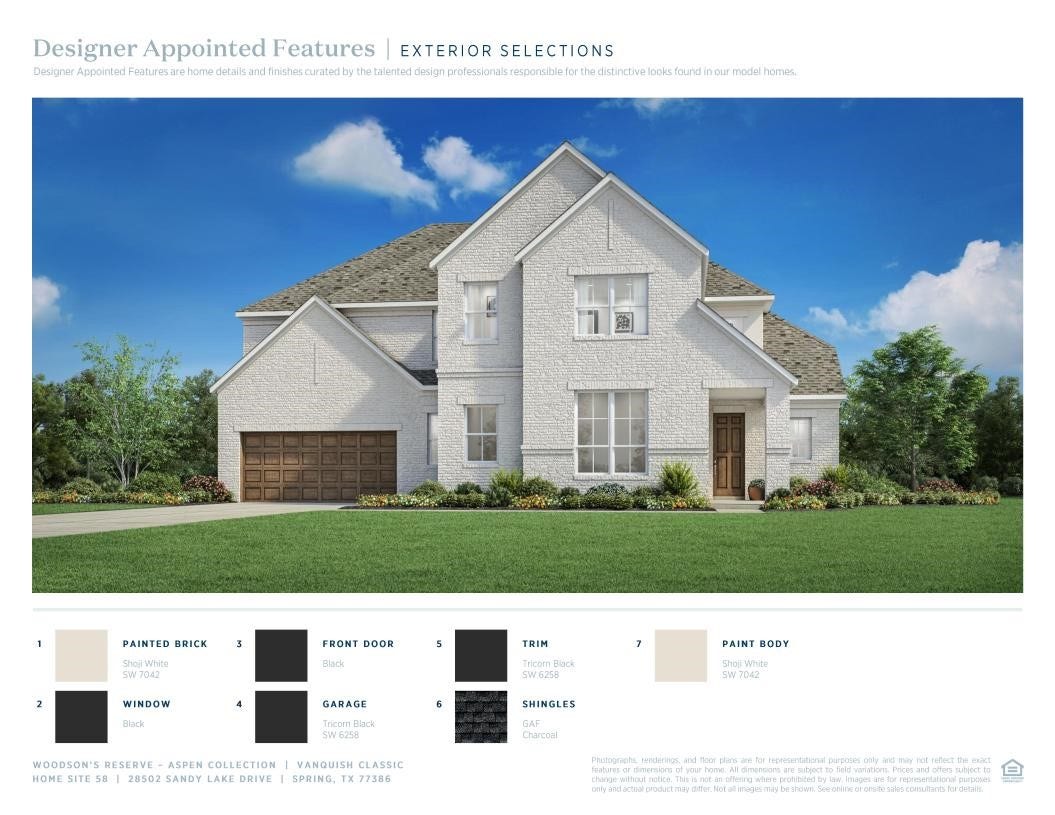 28502 Sandy Lake Drive, Spring, TX 77386 Exterior Image
