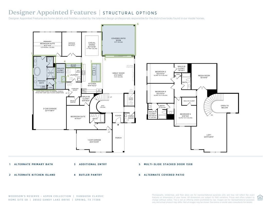 28502 Sandy Lake Drive, Spring, TX 77386 Floor plan