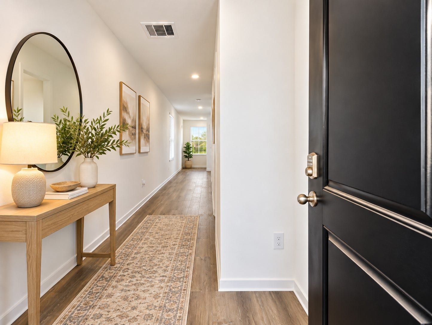 Step inside to a bright and inviting floorplan.
Photo is virtually staged.