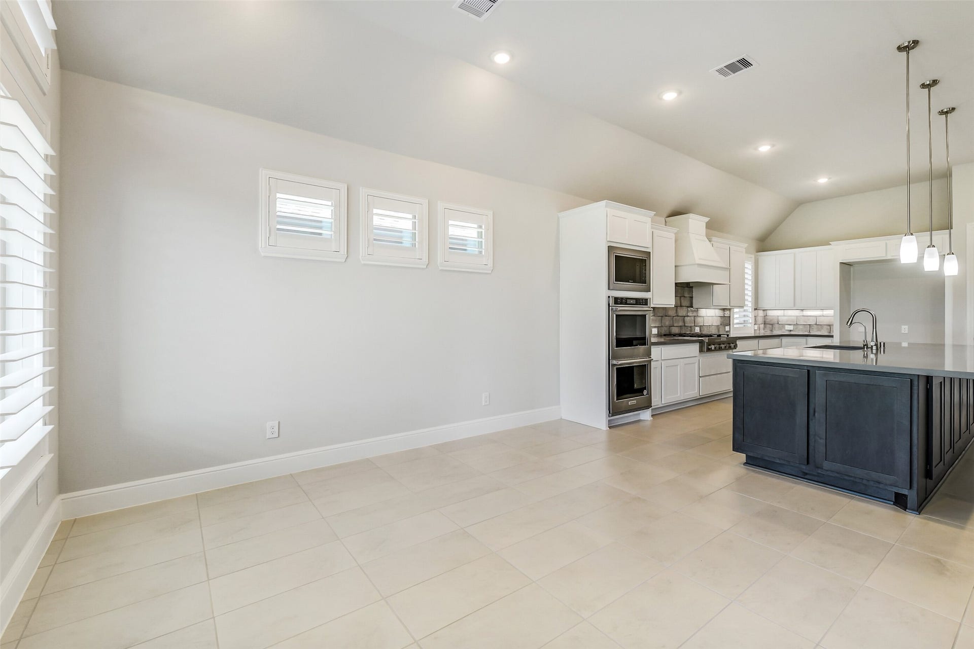 Additional view of the casual dining room.