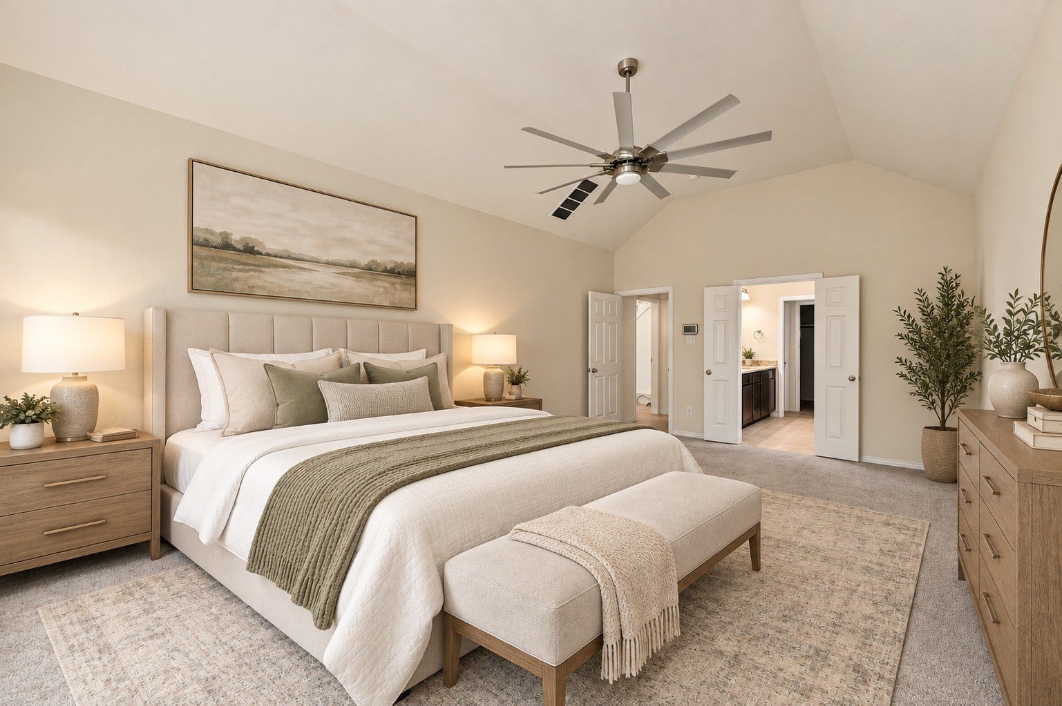13102 Hollow Garden Lane, Rosharon, TX 77583 Primary Bedroom- virtually staged