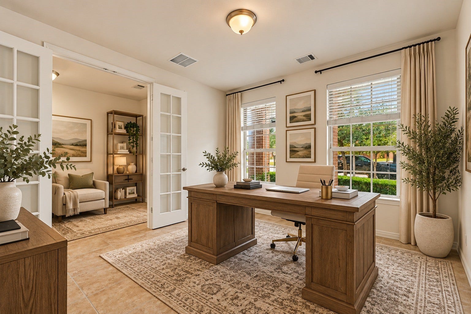 13102 Hollow Garden Lane, Rosharon, TX 77583 Home Office- Virtually staged