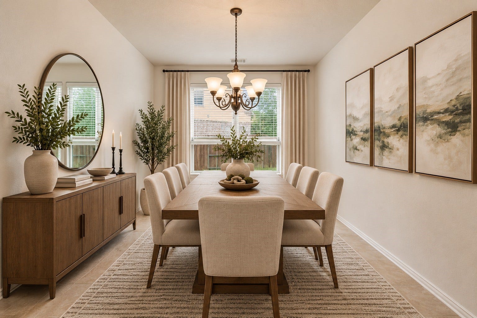 13102 Hollow Garden Lane, Rosharon, TX 77583 Formal Dining- Virtually staged