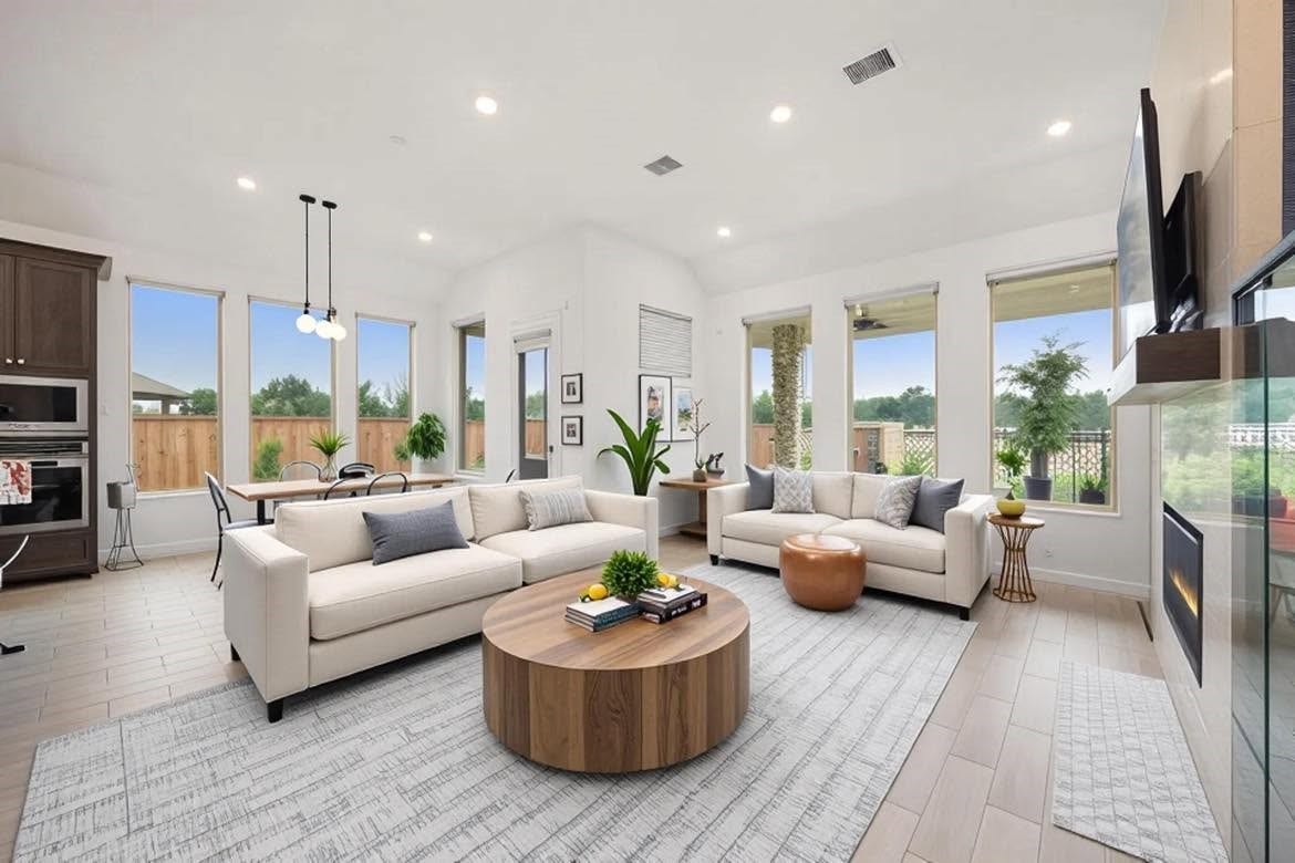 18030 Blossom Springs Court, Cypress, TX 77433 Living room